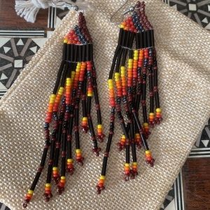 Gorgeous handmade beaded earrings